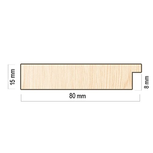 -Espejo Fabricado en España - tamaño 64x164 cm. Espejo Decorativo de Pared Modelo 189 Blanco, Ideal para salón, Pasillo, Dormitorio, vestidor o baño