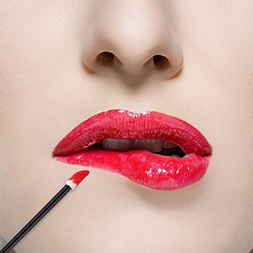 100 Piezas Cepillo de Labios Desechable,Desechable Varitas de Brillo Pincel de Labios,Aplicador de Varillas de Brillo Herramienta Cosmetica Maquillaje Belleza