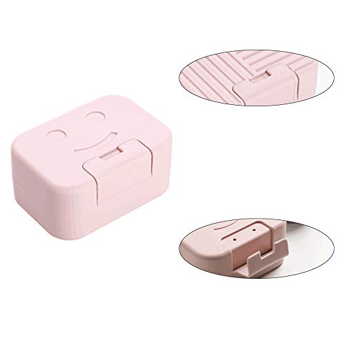 3 PCS Jabonera, Caja de Almacenamiento de Jabonera de Viaje Portátil, Material de Protección Ambiental de Secado Rápido, Adecuado para el Hogar, el Baño, el Senderismo, los Viajes de Negocios