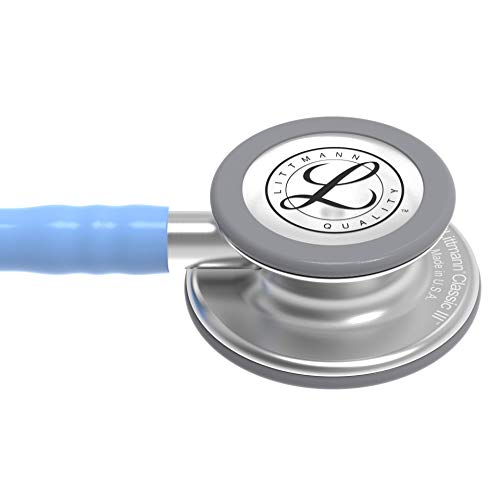 3M Littmann Classic III - Fonendoscopio, Acero inoxidable, Azul cielo, 69 cm