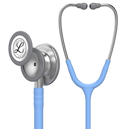 3M Littmann Classic III - Fonendoscopio, Acero inoxidable, Azul cielo, 69 cm