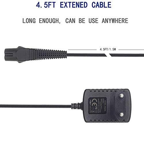 4G-Kitty Cargador para afeitadora 12V 400mA Adaptador para Braun Series 7 9 3 5 1 Afeitadora eléctrica 720 760cc 790cc 740s 720s-4 190s 7865cc 9090cc 9093 9095cc