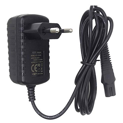 4G-Kitty Cargador para afeitadora 12V 400mA Adaptador para Braun Series 7 9 3 5 1 Afeitadora eléctrica 720 760cc 790cc 740s 720s-4 190s 7865cc 9090cc 9093 9095cc