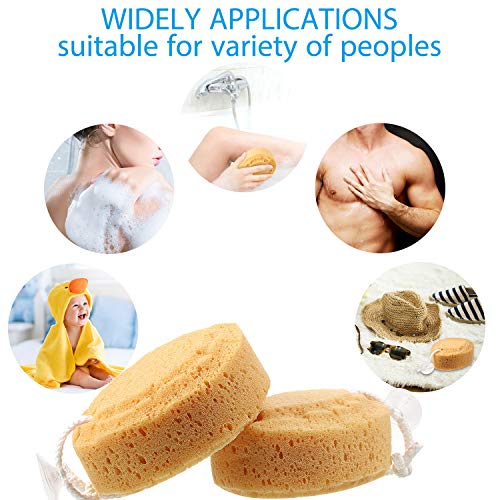 6 Piezas Esponjas de Cuerpo de Espuma Esponja de Baño Exfoliante Suave Esponja de Ducha Depurador Corporal para Adultos y Niños Artículos de Limpieza Corporal, 5,5 Pulgadas