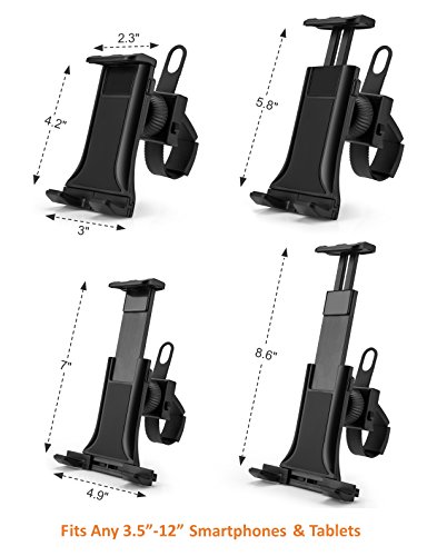 AboveTEK bicicleta todo en uno Soporte para iPad / iPhone Soporte para tablet.