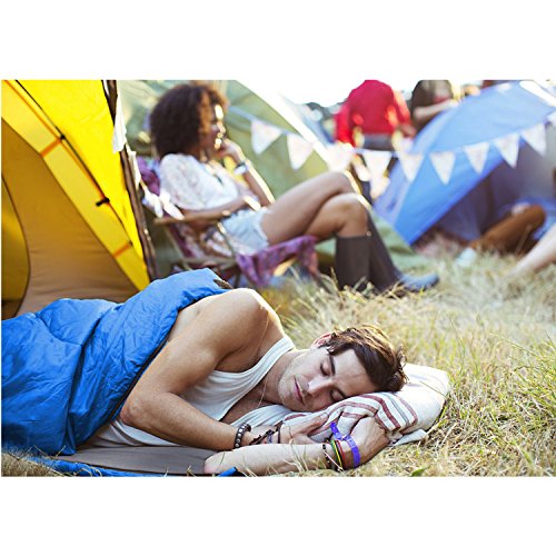 Active Era Saco de Dormir Ultraligero Resistente al Desgarro y al Agua. con Bolsa de Compresión Clima Cálido, Fiesta de Pijamas, Camping al Aire Libre y Excursión en los Meses de Verano