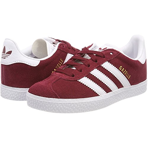 adidas Gazelle J, Zapatillas Unisex Niños, Rojo (Red Cq2874), 38 EU