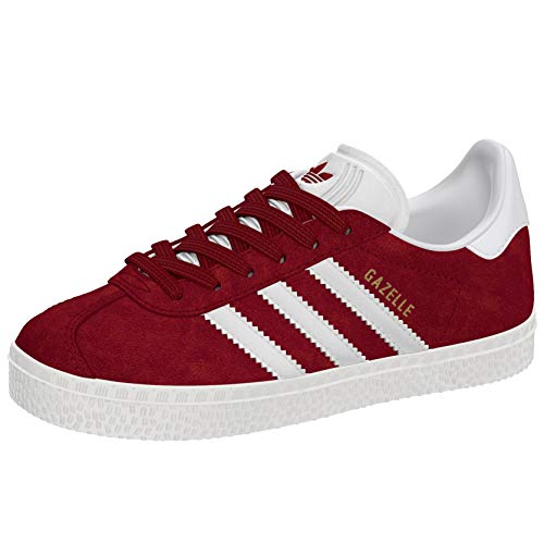 adidas Gazelle, Zapatillas de deporte Unisex niños, Rojo (Collegiate Burgundy/Footwear White/Footwear White 0), 36 EU