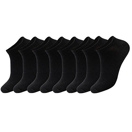 Aibrou Calcetines Corto Hombre 6,8,10 Pares Calcetines Algodón Cómodo y Transpirable para Deporte,Fitness,Tenis,Correr,uso de Diario Blanco/Negro/Gris (EU 38-46)