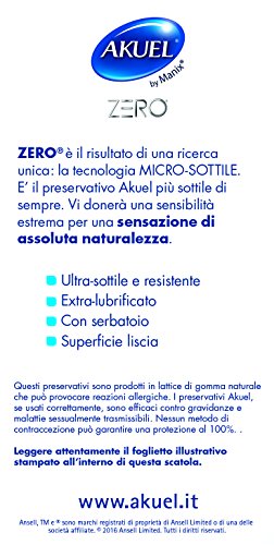 Akuel Zero, los preservativos más finos de la gama Akuel, 6 unidades