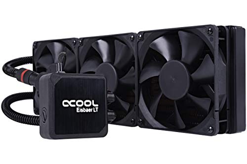 ALPHACOOL Ventilador CPU Ref. LIQUIDA EISBAER LT360 Negro RELLENABLE/Ampliable/3 Ventiladores/MULTISOCKET 1013982