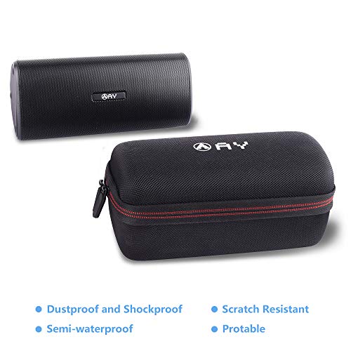 Altavoces portátiles AY 30W Bluetooth 5.0 con Estuche rígido, Altavoces inalámbricos IPX7 a Prueba de Agua, Sonido súper bajo 360 ° con TWS, 24H-Playbtime Fiestas, Aire Libre y Viajes.