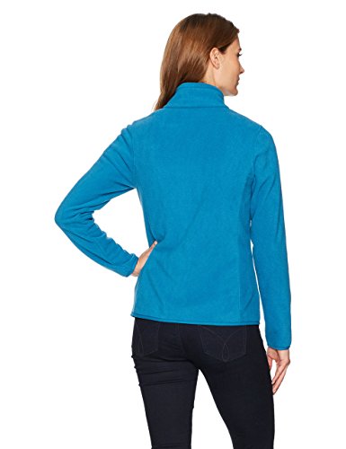 Amazon Essentials Chaqueta de Forro Polar con Cremallera Mujer ,Turquesa (teal seaport),X-Small