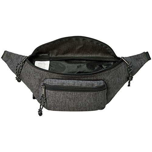 AmazonBasics - Bolsa acolchada con doble bolsillo, 3 L, gris