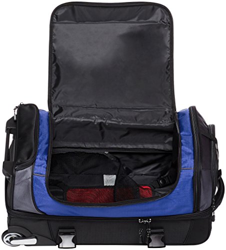 AmazonBasics - Mochila con ruedas de ripstop, 76 cm, 86.9 litros - Azul