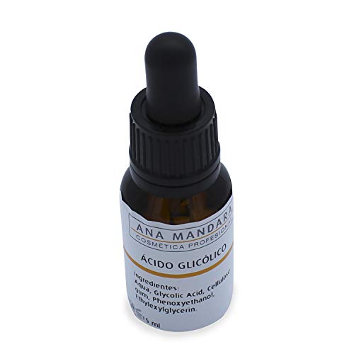 ANA MANDARA – ÁCIDO GLICÓLICO – 15 ml | Combate arrugas – manchas y acné