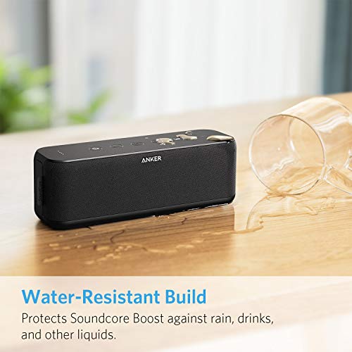 Anker SoundCore Boost Altavoz Bluetooth portátil 20W con tecnología BassUp, autonomía de 12h, IPX5, rango de conexión de 20 metros, con sonido y bajos superiores para iPhone, Samsung y otros