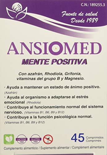 ANSIOMED MENTE POSITIVA 45 CÁPSULAS – BIOSERUM