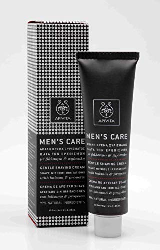 Apivita - Crema de afeitar suave con balsamo & propóleo men's care