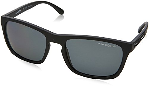 Arnette Burnside Gafas de Sol, Matte Black, 56 para Hombre