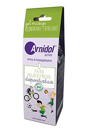 ARNIDOL Active gel masajes, tubo de crema-gel 100ml, preparación antes y después del esfuerzo físico