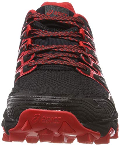 Asics Gel-Fujitrabuco 7, Zapatillas de Running para Hombre, Negro (Black/Classic Red 001), 46 EU