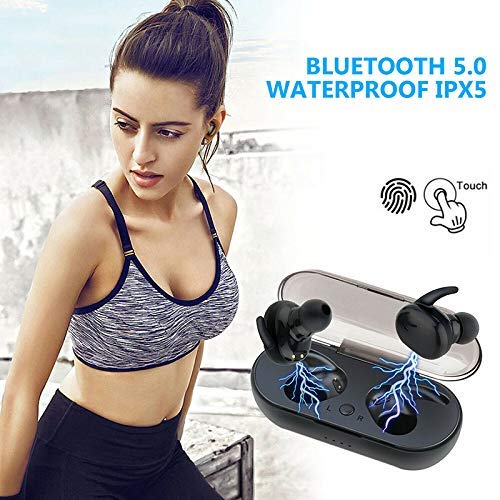 Auriculares Bluetooth 5.0 internos,Auriculares inalambricos in Ear con cancelación de Ruido,Auriculares para Correr Ipx7 Impermeables, de para Android iOS