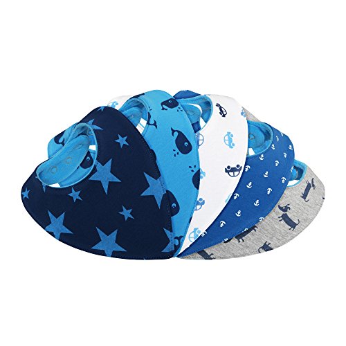 Baberos Bebe Babero Bandana triangulo - super absorbente y suave - para dentición saliva baba de bebés y niños