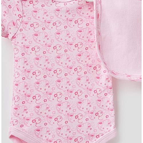 Baby Box Shop - Cesta regalo bebé niña con ropa de bebé - Artículos esenciales para niñas recién nacidas - Manta de bebé - Doudou y sonajero de unicornio rosa