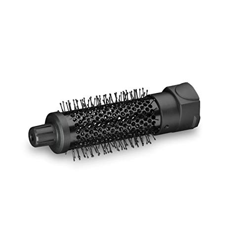 BaByliss AS82E Cepillo Moldeador de Aire, 800 W Potencia, Cepillo de Púas Suaves de 20 mm, Cepillo Térmico de Cerámica de 38 mm, 2 Temperaturas, Posición Aire Frío, Negro