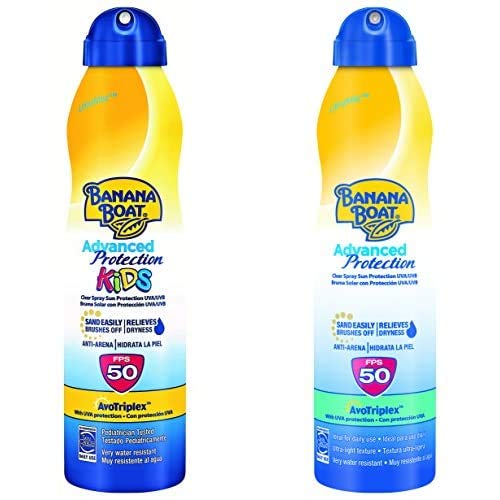 Banana Boat Crema Solar Bundle Para Niño Y Adulto (Spray) Advanced Protection