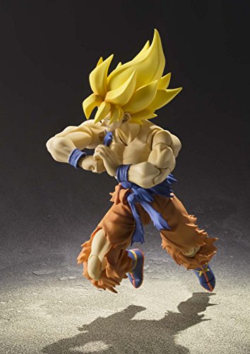 BANDAI - Figurine Dragon Ball Z - Super Saiyan Son Gokou Super Warrior Awakening S.H.Figuarts - 4543112964700