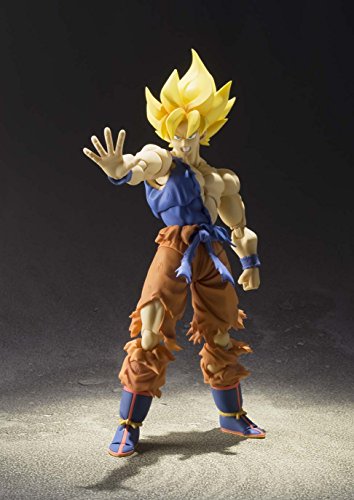 BANDAI - Figurine Dragon Ball Z - Super Saiyan Son Gokou Super Warrior Awakening S.H.Figuarts - 4543112964700