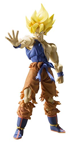 BANDAI - Figurine Dragon Ball Z - Super Saiyan Son Gokou Super Warrior Awakening S.H.Figuarts - 4543112964700