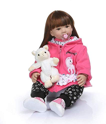 BANNAB Reborn Dolls Girl, Rebirth Doll 22 Pulgadas 55CM Dormir Silicona Suave Realista Muñeca Recién Nacida Muñeca Recién Nacida