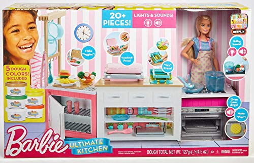 Barbie-FRH73 Barbie Quiero Ser Superchef, Muñeca Rubia con Cocina y Accesorios, multicolor Mattel GWY53 , color/modelo surtido