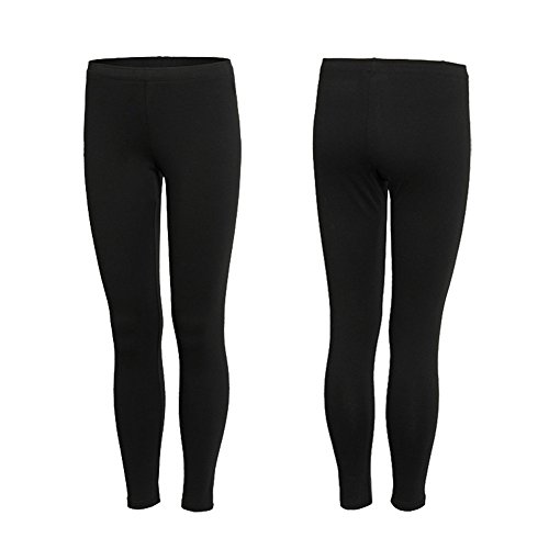 Barrageon Pantalones Largos de Comprensión Leggings para Mujer Mallas Largas de Deportivos Baselayer Secado Rápido para Ejercicio Gimnasio Entrenamiento Cruzado Correr Yoga Jogging Negro-L