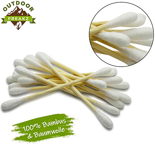 Bastoncillos de bambú 100% biodegradables