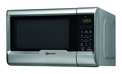 Bauknecht MW 122 SL - Microondas con función grill y receta + Whirlpool STM008 - Accesorios para microondas/Recipiente para cocinar al vapor para microondas (rectangular) microondas plata