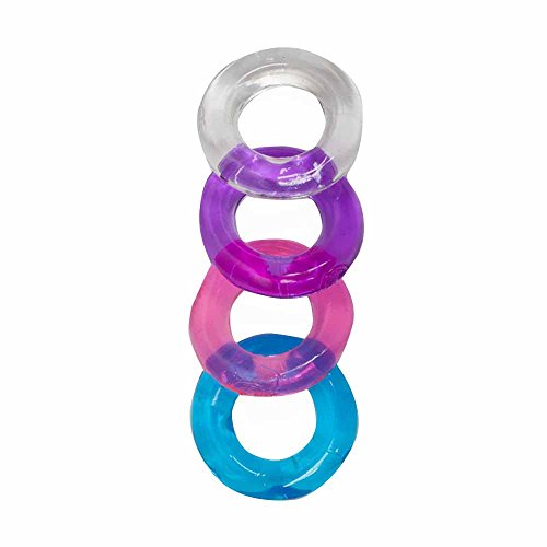 Bearbelly - 1pc Anillos para el pene Anillos para el pene para Aumentar la Potencia,de Primera Calidad elástico Anillos de retardo Ajustado para los Hombres