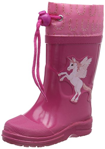 Beck Unicorn, Botas de Agua para Niñas, Rosa (Pink 06), 33 EU