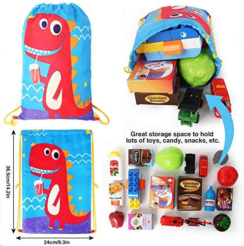 BeebeeRun Mochila con Cordón para Niños Niños Niñas,Bolsas de Cuerdas para Infantils,Party Bolsas Fiesta de Cumpleaños Navidad Regalos(12 Piezas)