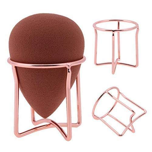 Beeria Makeup Puff Rack Sponge Holder Beauty Makeup Powder Puff Storage Rack Sponge Drying Stand Holder Makeup Egg Sponges Support Display Makeup Tools Organizer Beauty Blender Holders - Cross