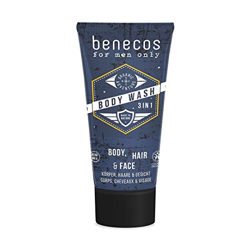 Benecos B09430 Gel de Ducha para Hombres, 3 en 1, 200 ml