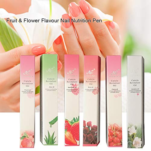 Benkeg Pluma de Nutrición de Uñas - Nutrición de Uñas Pluma Aceite Revitalizador de Cutículas Aceite Para Protección de Uñas Aceite Para Uñas Colgante Aceite Hidratante Para la Piel Pluma Giratoria Ar