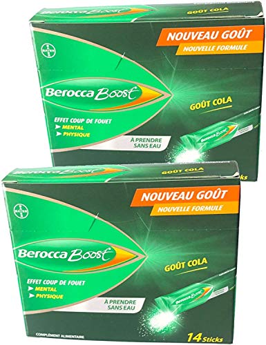 Berocca Boost – llew mejia – Sticks sin agua nuevo sabor Cola – 2 x14 Sticks