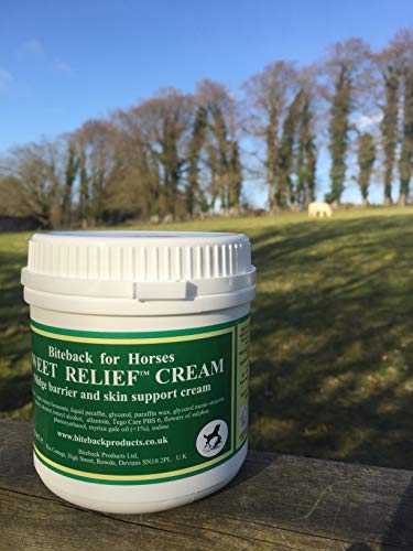 Biteback Products 'Sweet Relief' ™ Crema de Barrera de Mosquito para picazón de Caballo 500g