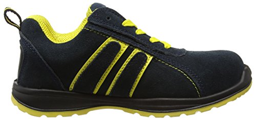 Blackrock Hudson Trainer - Zapatillas de seguridad con punta de acero, Unisex Adulto,Multicolor (Navy/Yellow), talla 39 EU (6 UK)