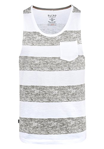 BLEND Viva Camiseta Básica De Tirantes Tanque Tank Top, tamaño:L, Color:Granite (70147)