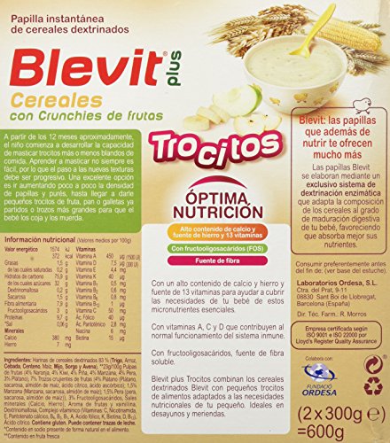 Blevit Plus Cereales con Crunchies de Frutas